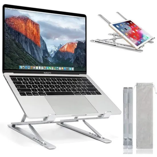 support ordinateur portable venisymlis aluminium