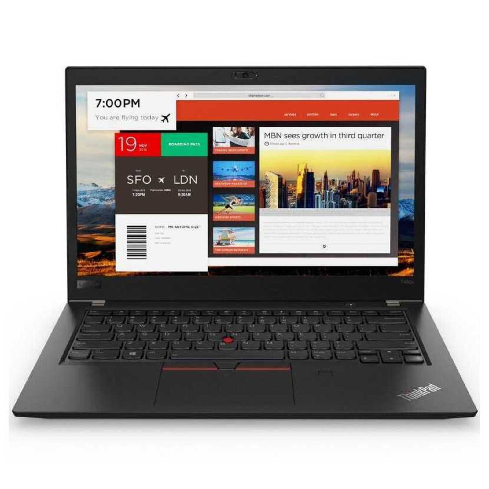 Lenovo ThinkPad T480S - Core i5 - 16 Go - 500 Go HDD - Recon
