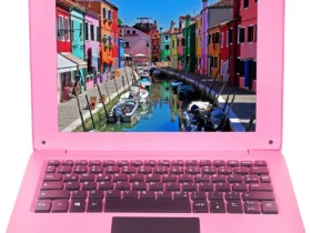 Mini Netbook 10.1'' - Rose | Ordinateur Portable Ultra Mince