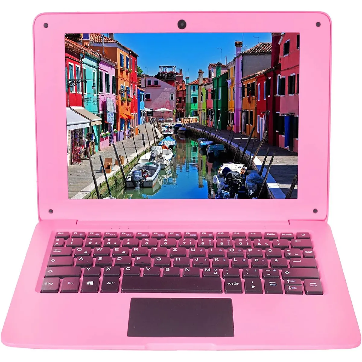 Mini Netbook 10.1'' - Rose | Ordinateur Portable Ultra Mince