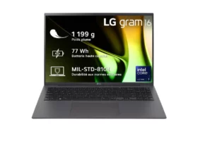 LG Gram 16Z90S - PC Portable Ultra Léger avec Intel Core Ult