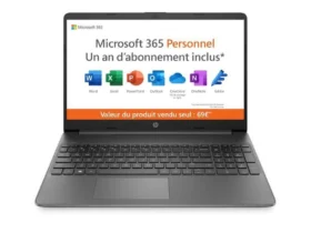 PC Portable HP 15s-fq0024nf - Performances et Écran FHD