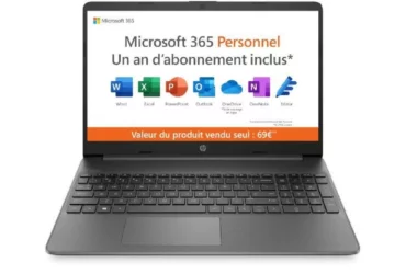 PC Portable HP 15s-fq0024nf - Performances et Écran FHD