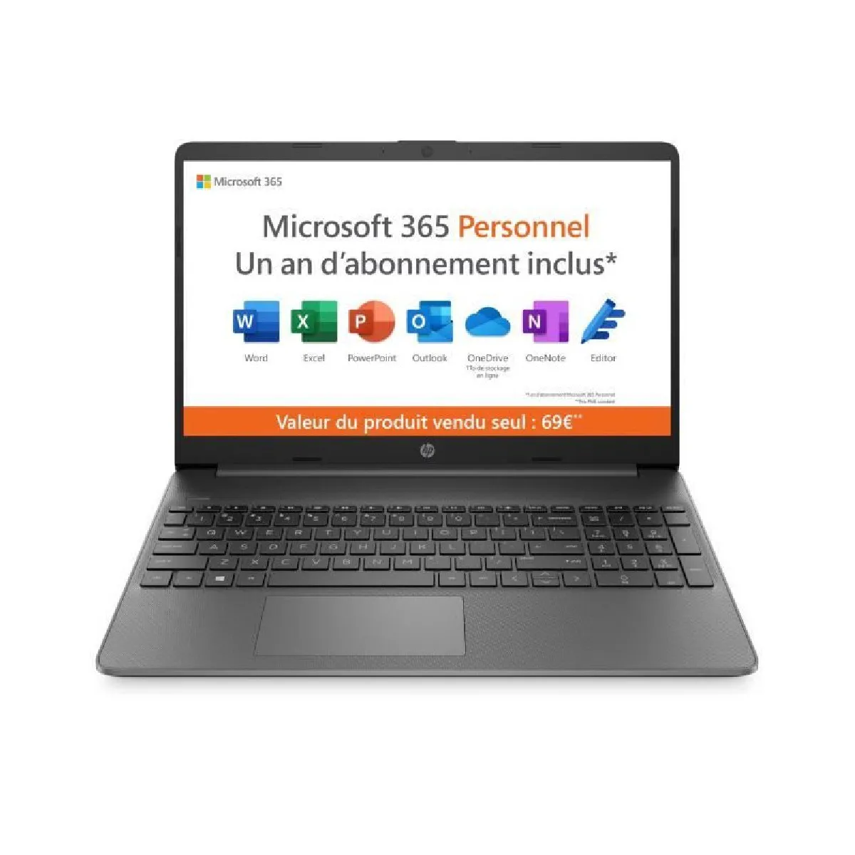 PC Portable HP 15s-fq0024nf - Performances et Écran FHD