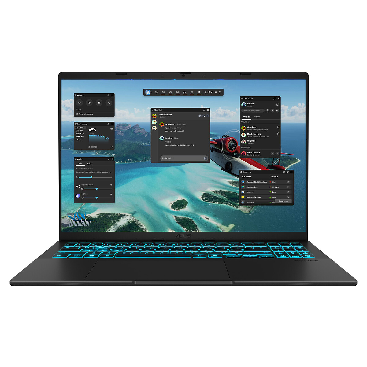 ASUS FX3607VU-RP297W - PC Portable Performant avec RTX 4050