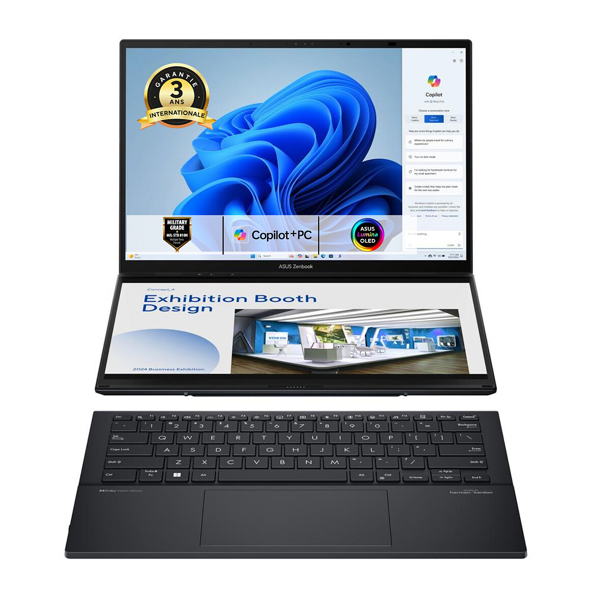 ASUS Zenbook DUO UX8406CA-PZ172X - Puissance et Innovation